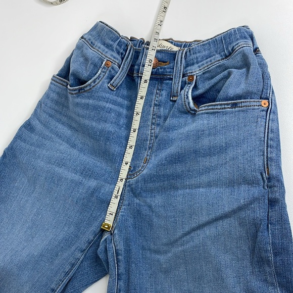 NWT Madewell Women's Pull-On Jeans in Keefe Wash Blue NA951 Blue Size 24 - Picture 10 of 12